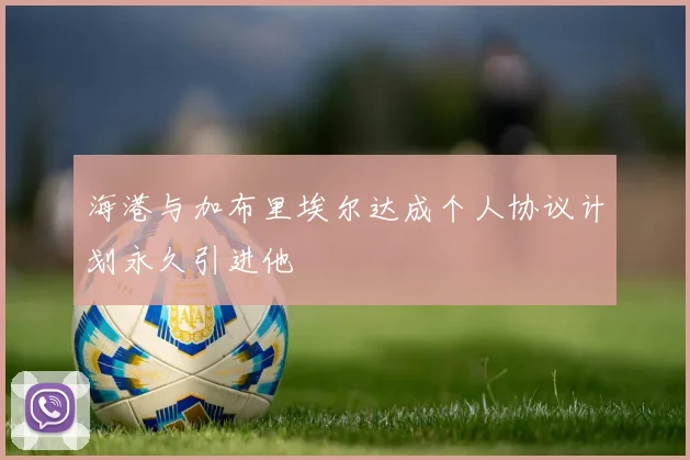 海港与加布里埃尔达成个人协议计划永久引进他